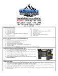 GMan Industries GTank Installation Instructions