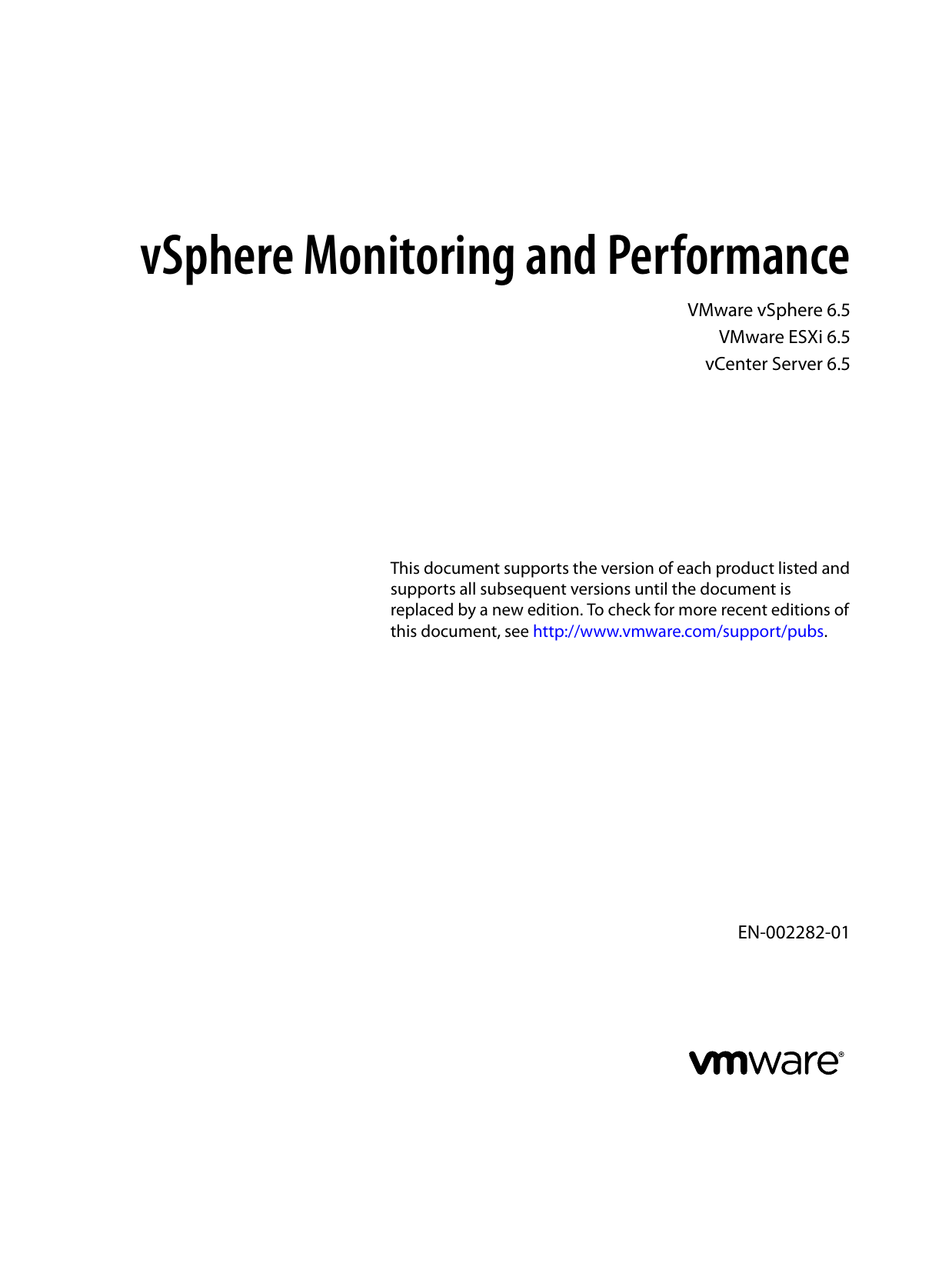 Vmware Performance Charts Service Health Alarm