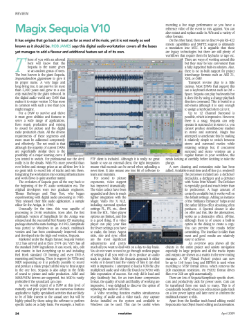 in the studio with magix sequoia 14