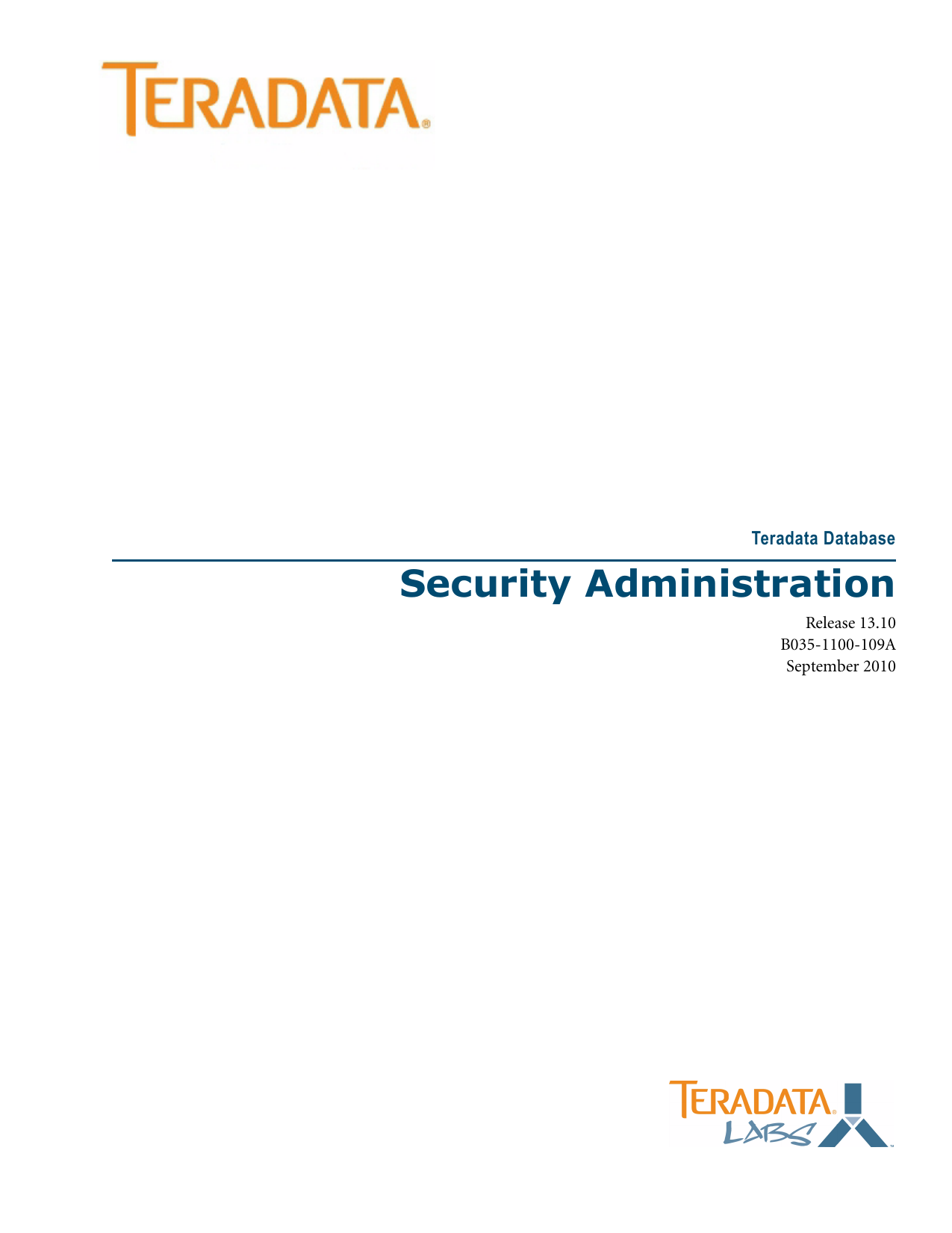 Security Administration Teradata Documentation Manualzz Com