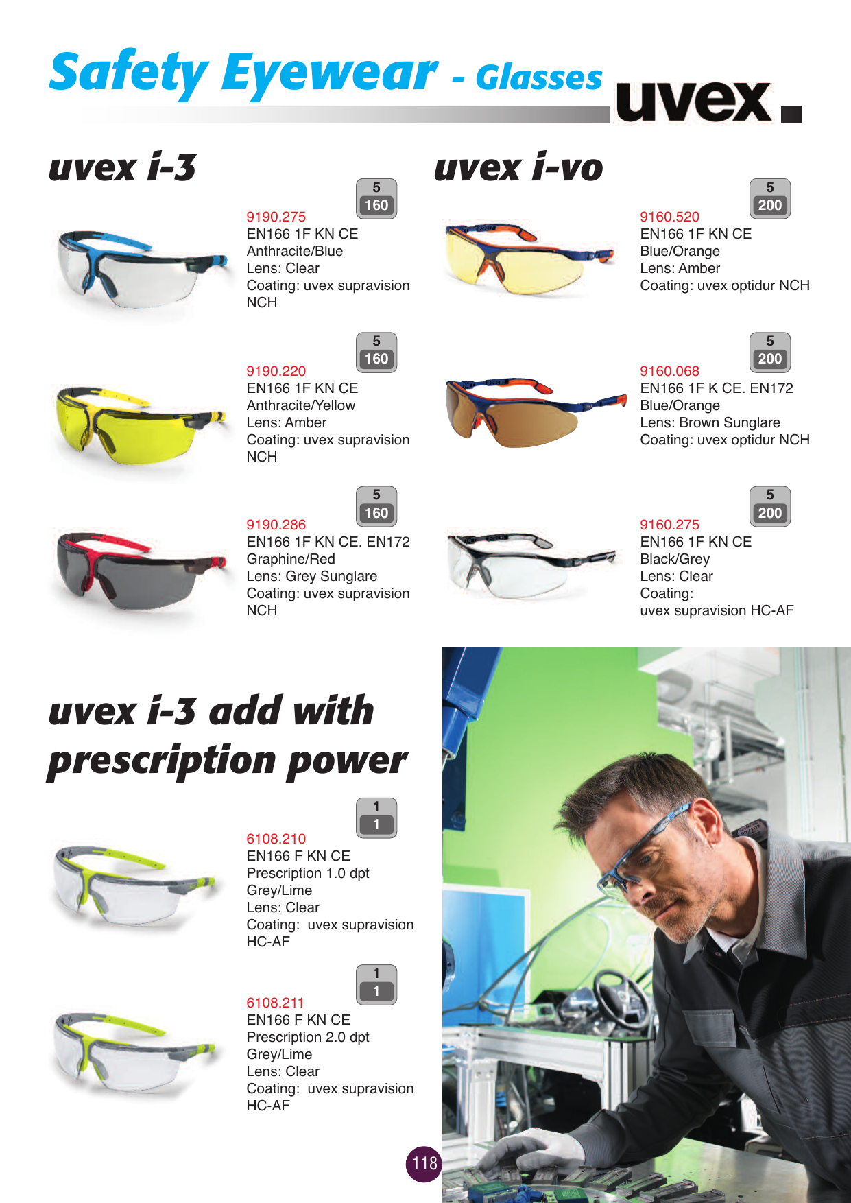 JSP AGM020-623-000 EVO clear indirect ventilation anti-mist goggle