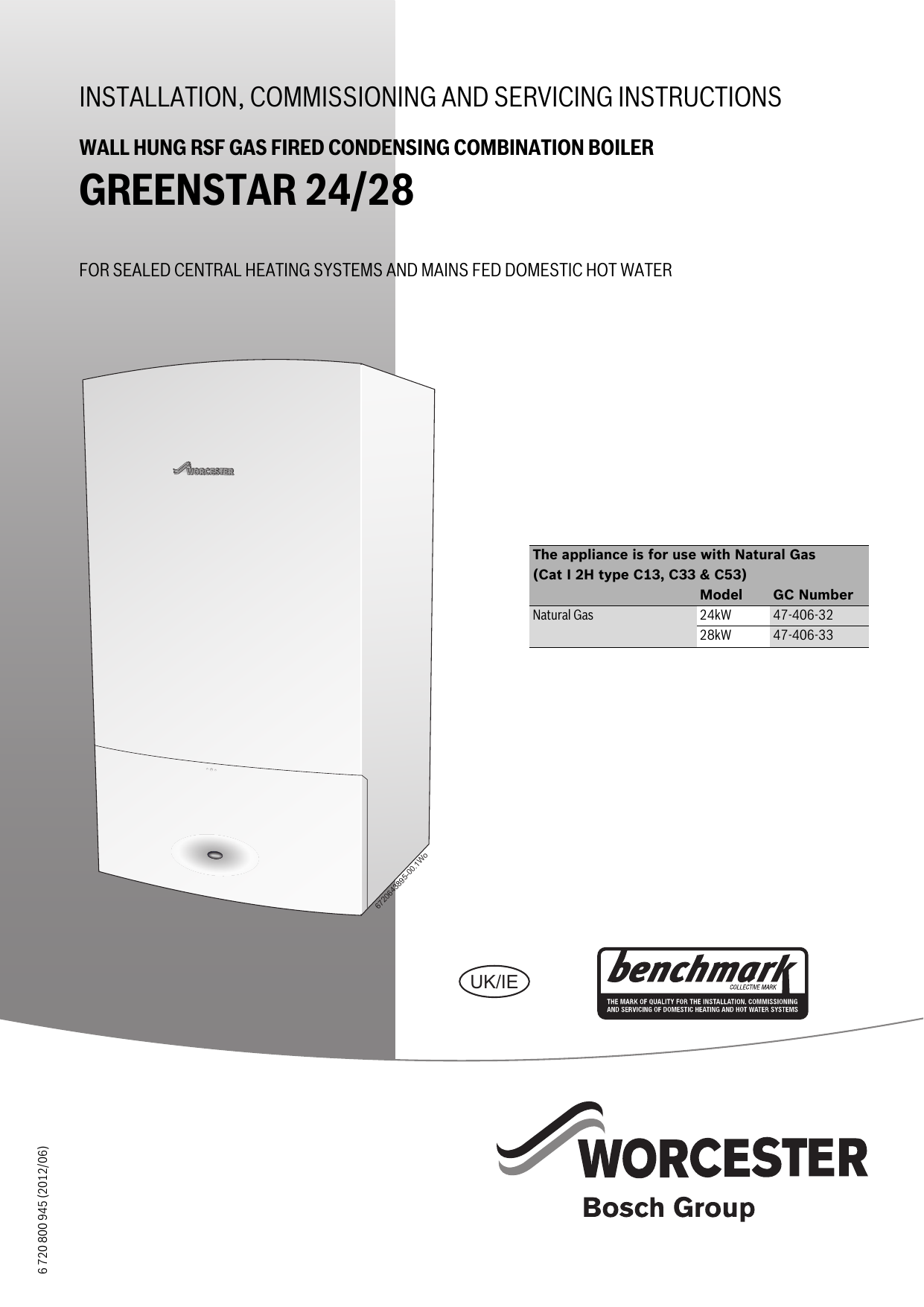 Greenstar 24 28 Worcester Bosch Group Manualzz