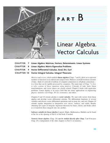 Linear Algebra Vector Calculus Manualzz