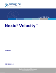 Nexio Velocity User Guide