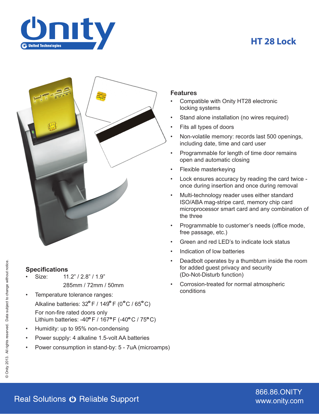 Onity HT28 Lock