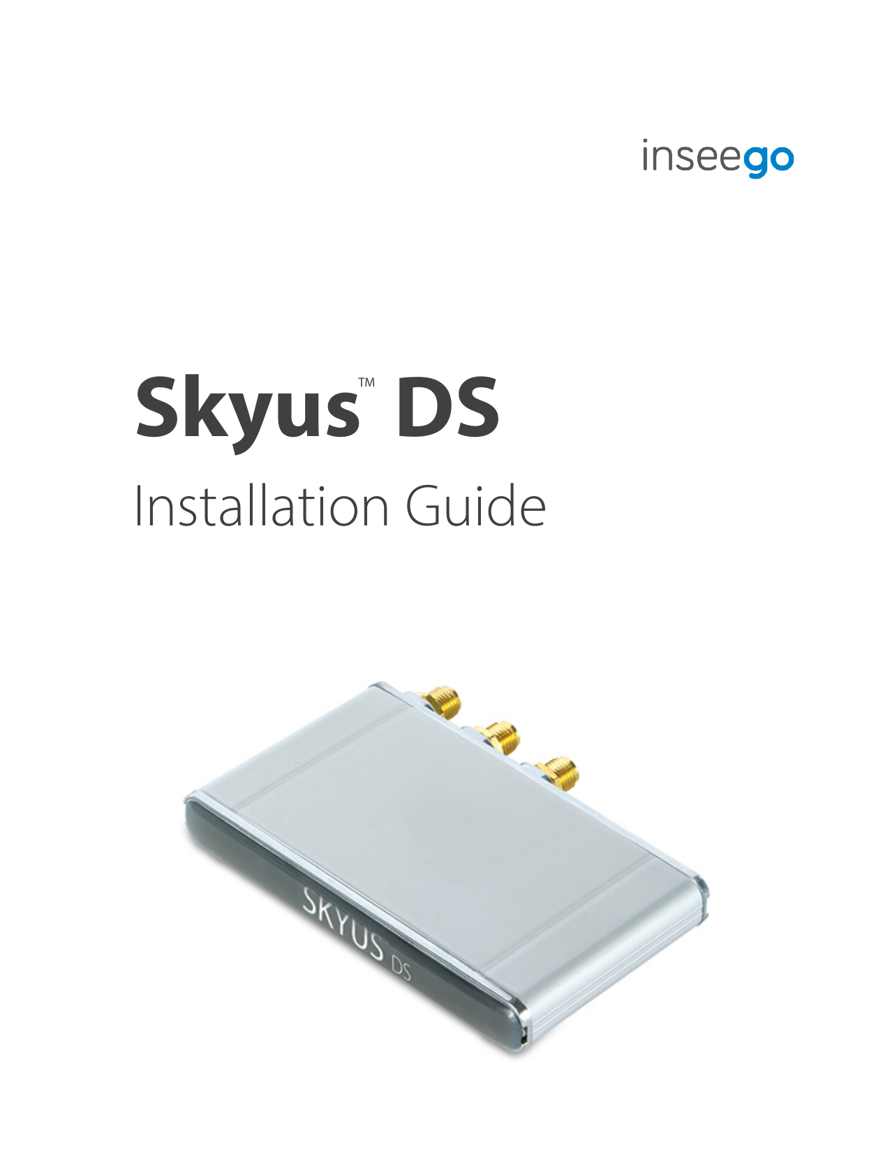 Inseego Skyus DS Installation Manual | Manualzz