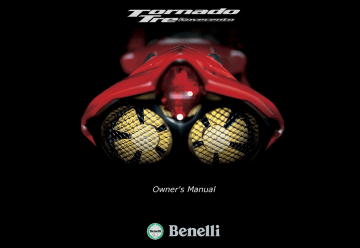 Benelli TORNADO Tre Novecento 900 Owner's Manual | Manualzz