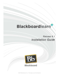 Blackboard Learn 9.1 Learn Installation Guide