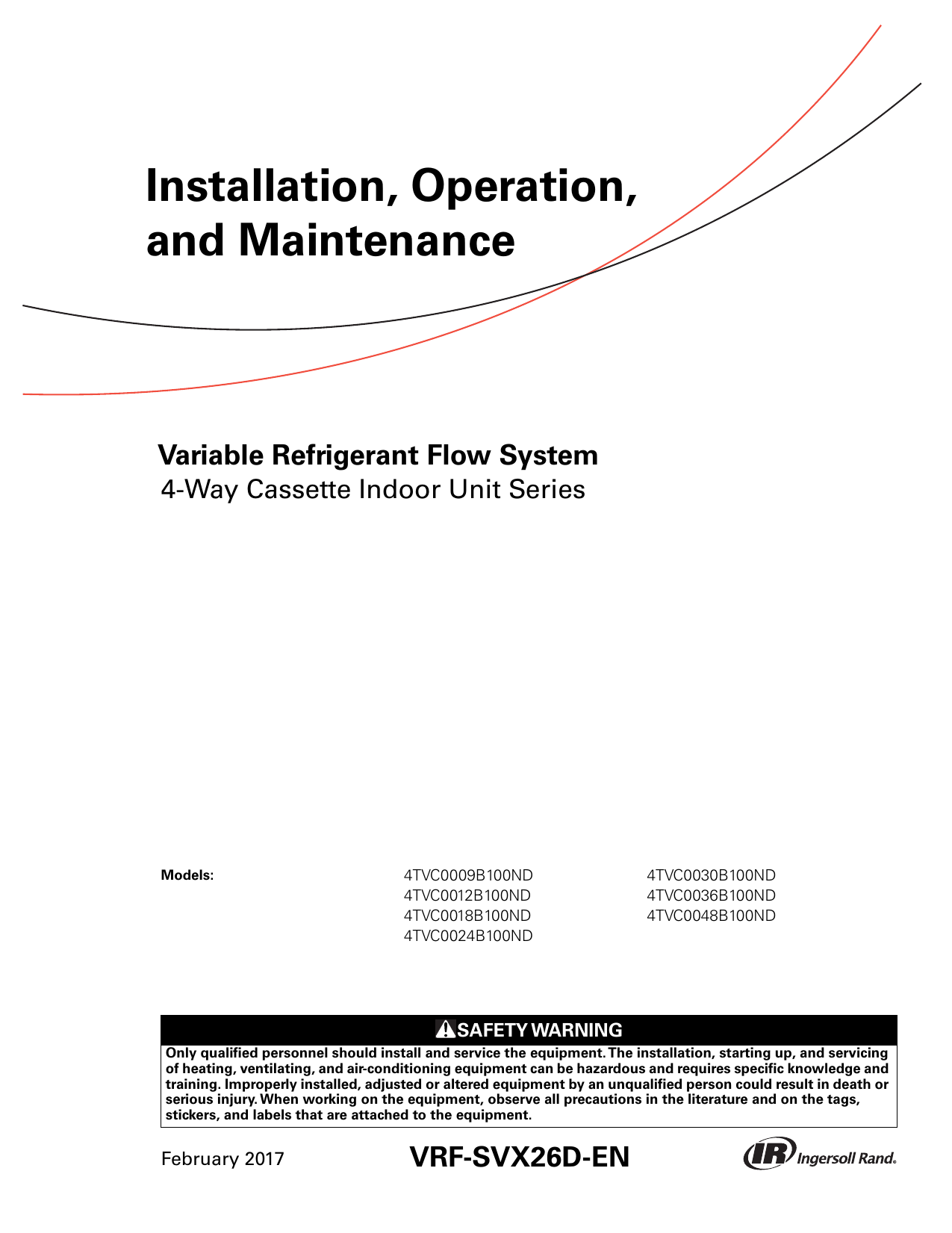 Installation, Operation, And Maintenance | Manualzz