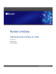 UniBasic Software 8.1 UniData User Manual | Manualzz