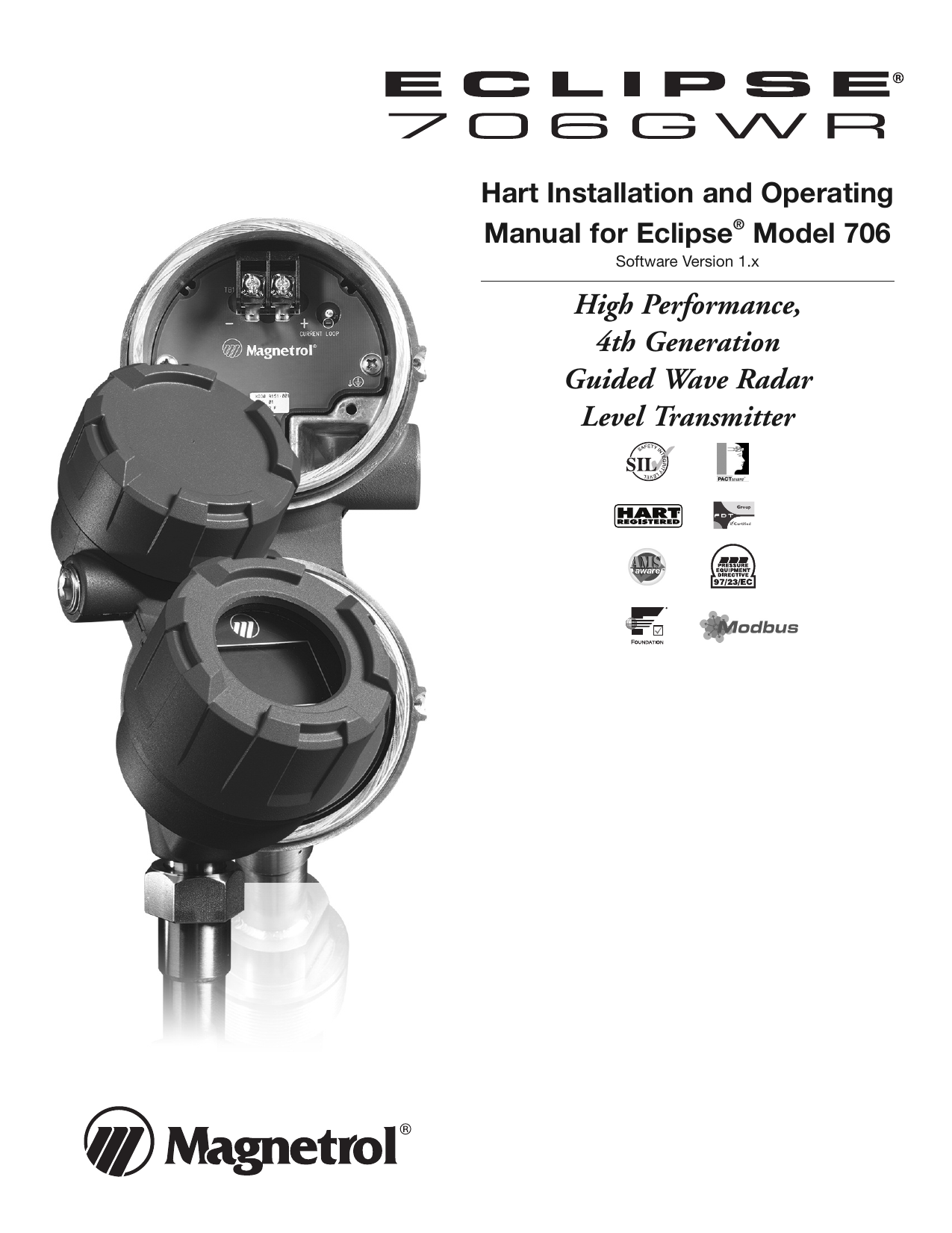 Magnetrol Eclipse 706 GWR BE57-606 | Manualzz