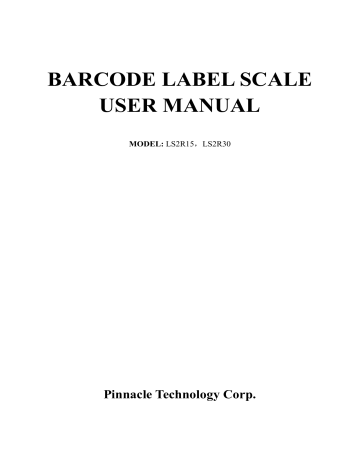 Pinnacle Technology LS2R15 User manual | Manualzz