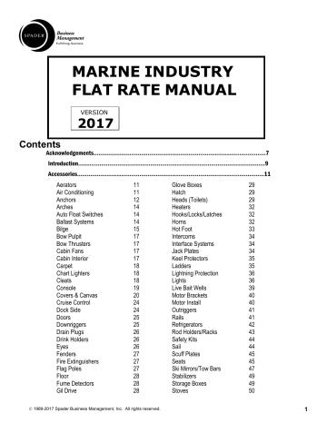 Marine Industry Flat Rate Manual Manualzz