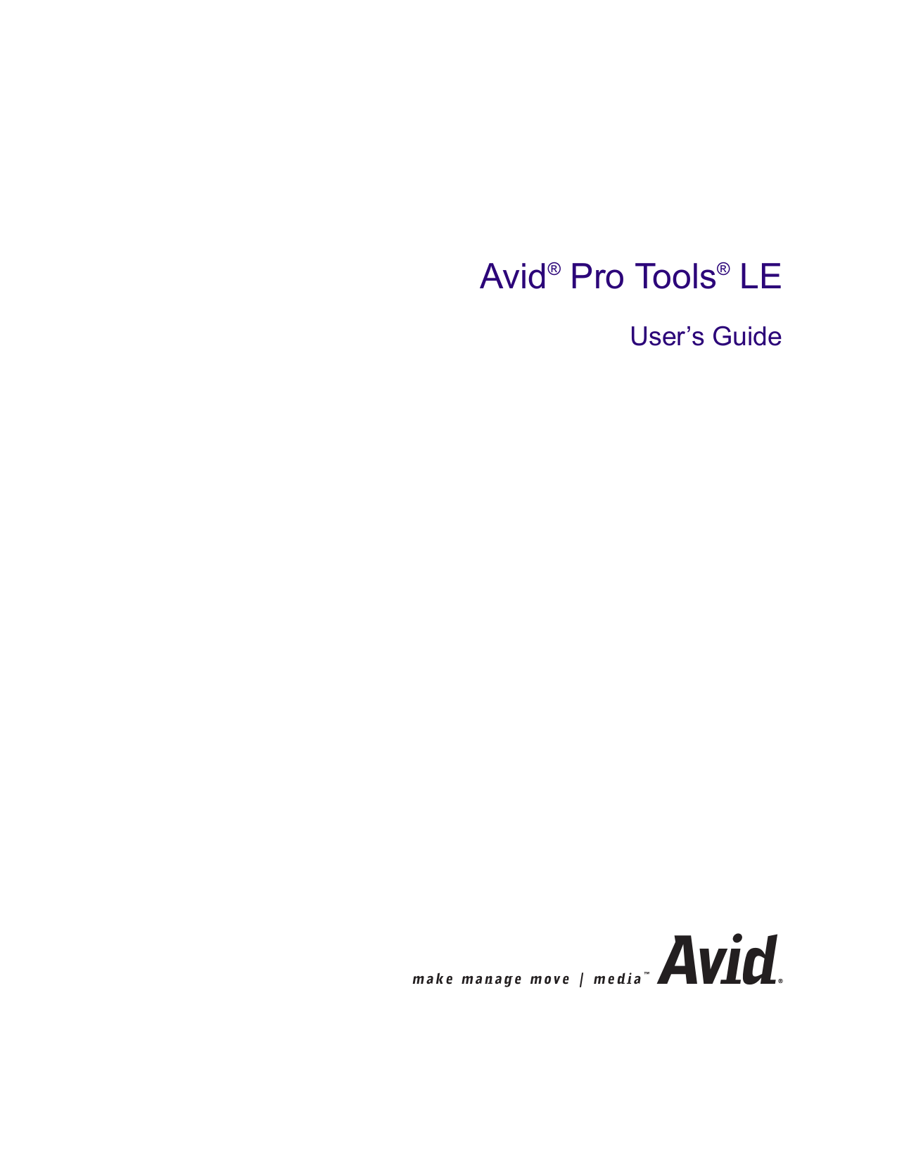 avid-pro-tools-le-user-s-guide-manualzz