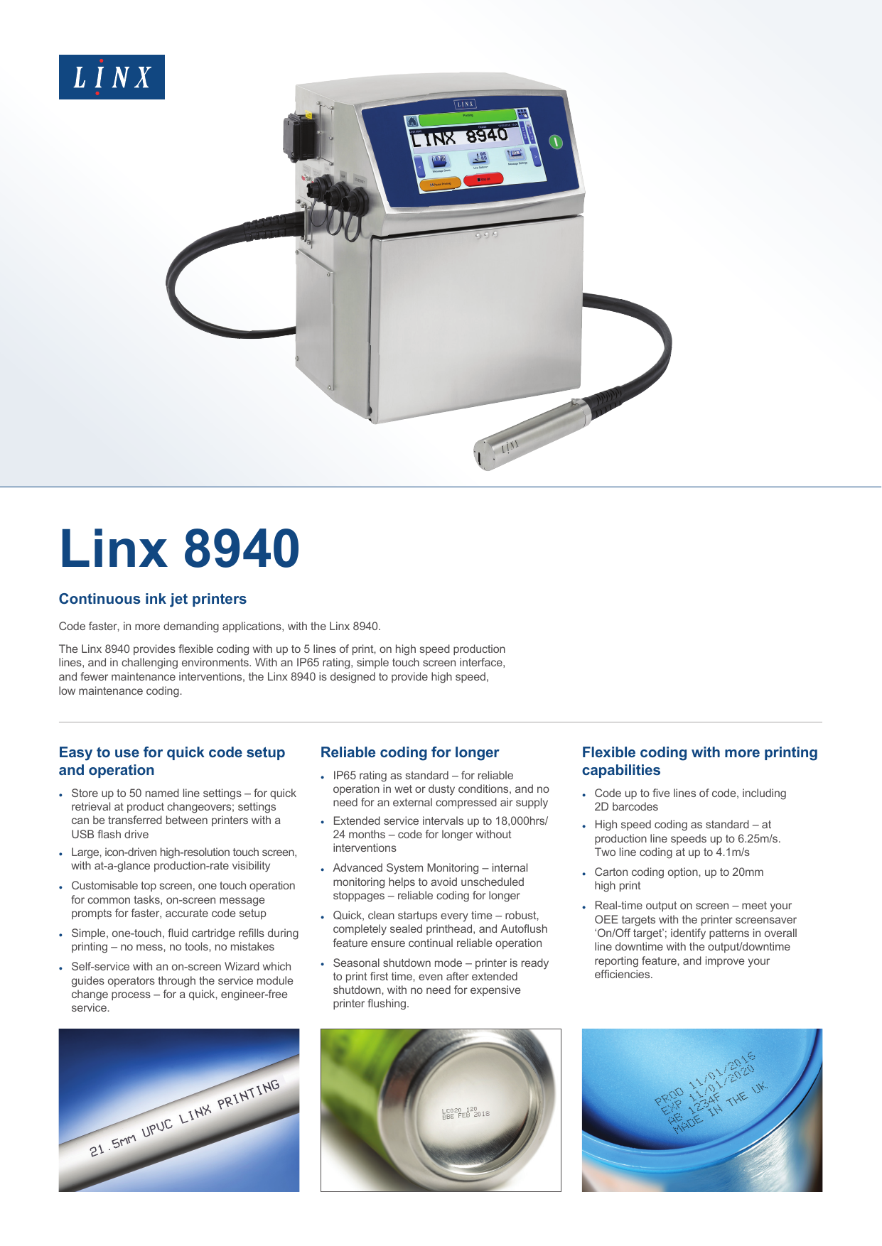 five lines on printer