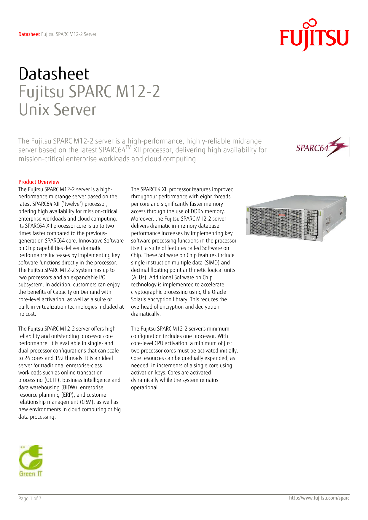 Fujitsu Datasheet English Manualzz