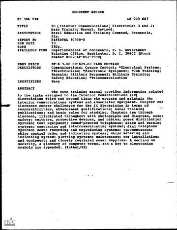 Electrician 3 And 2 Rate Training Manual Revised Ins Manualzz