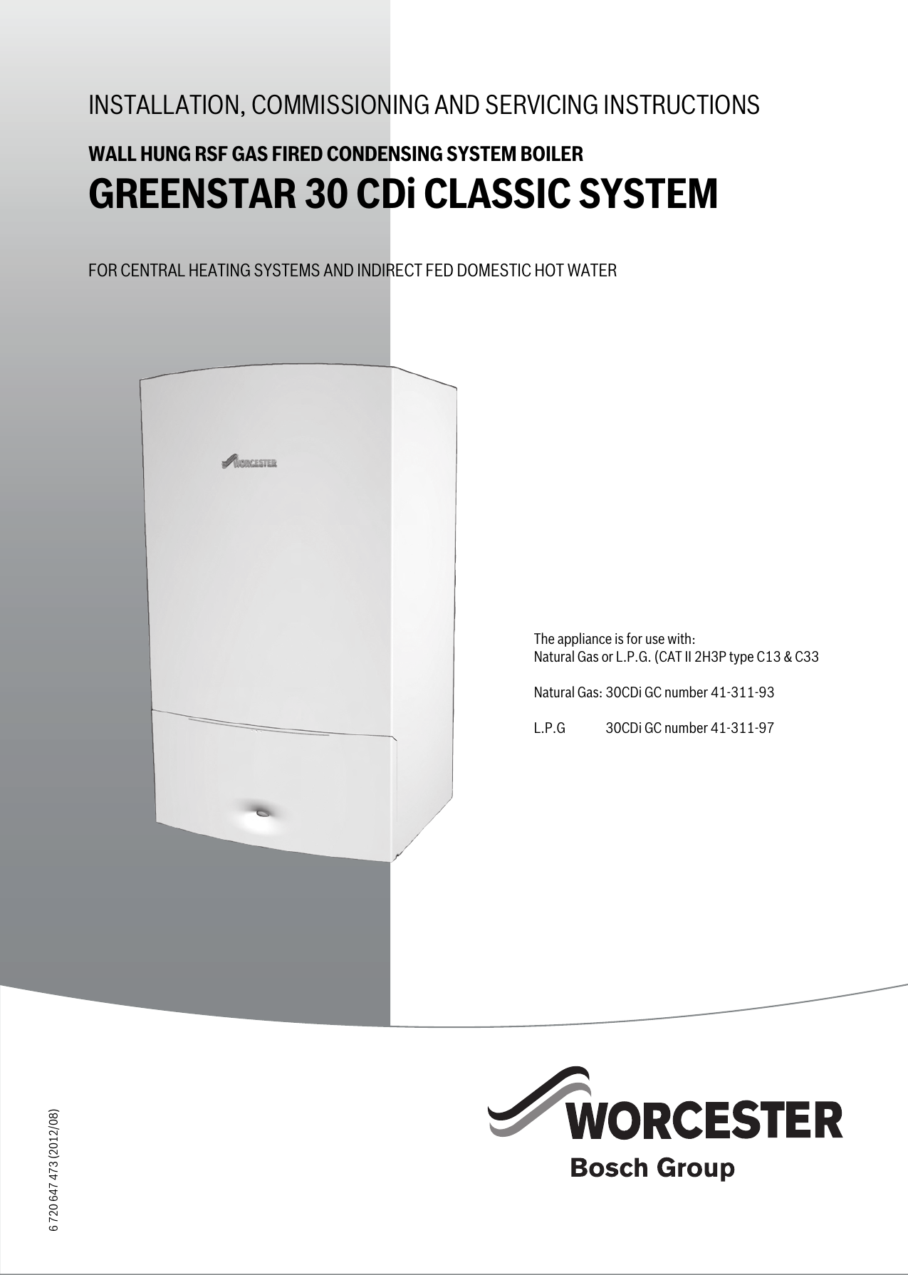 GREENSTAR 30 CDi CLASSIC SYSTEM Manualzz