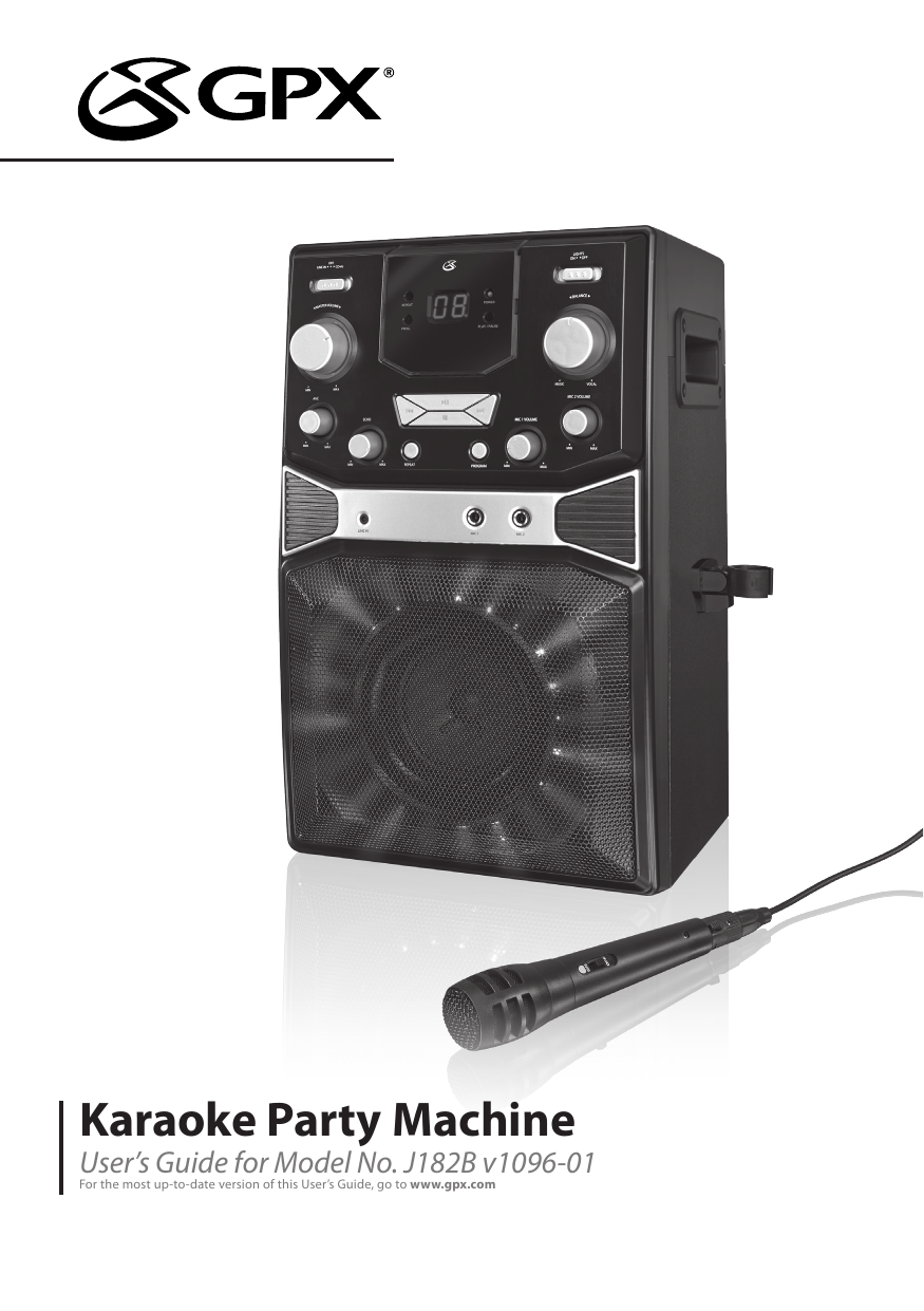 Karaoke Party Machine Manualzz