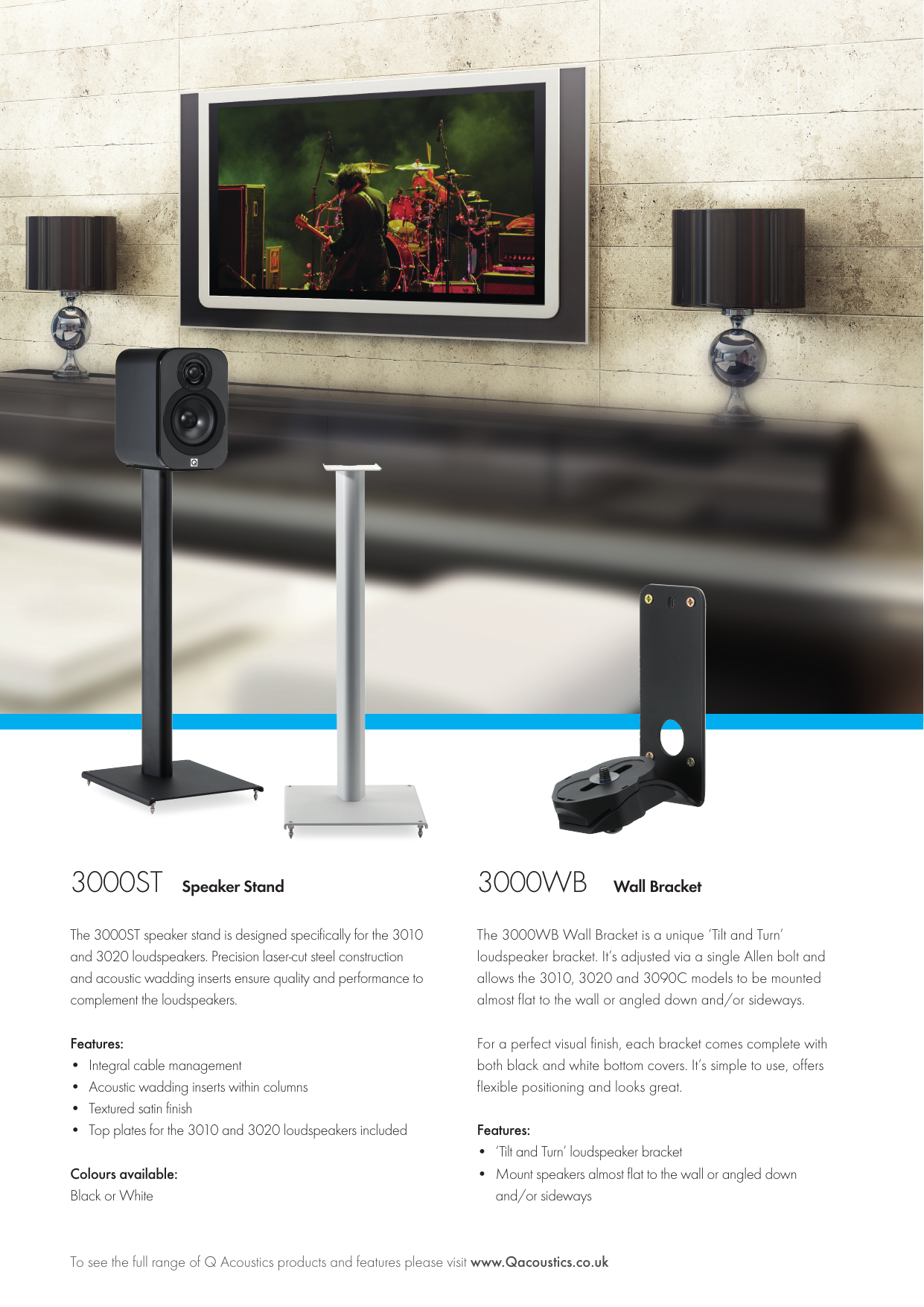 q acoustics 3000wb wall bracket