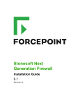 Stonesoft Next Generation Firewall Installation Guide 6.1