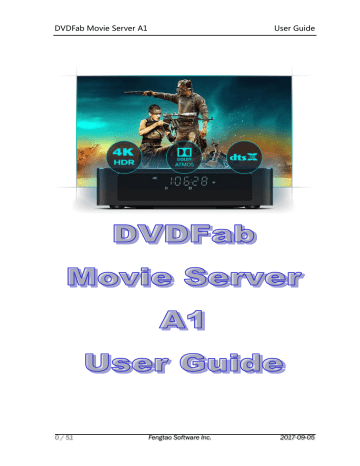 Fengtao Software DVDFab A1 User manual | Manualzz