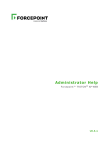 Forcepoint TRITON AP-WEB Administrator Help v8.3.x