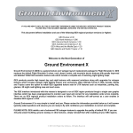 Ground Environment X User Manual