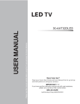 Axxera 30 AXT32DLED User Manual