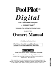 Pool Pilot DIG-220 Owners Manual | Manualzz
