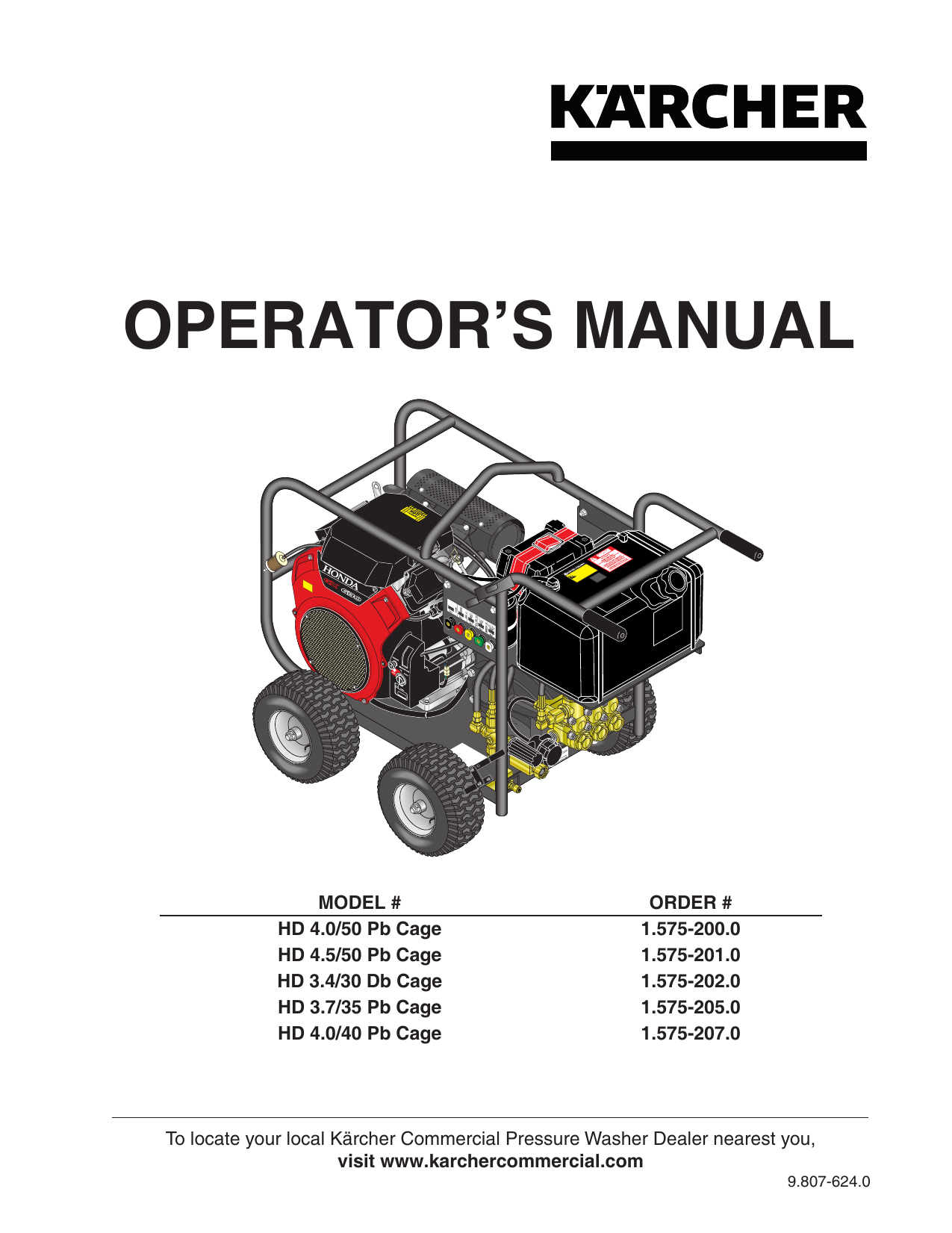 Operator`s Manual | Manualzz