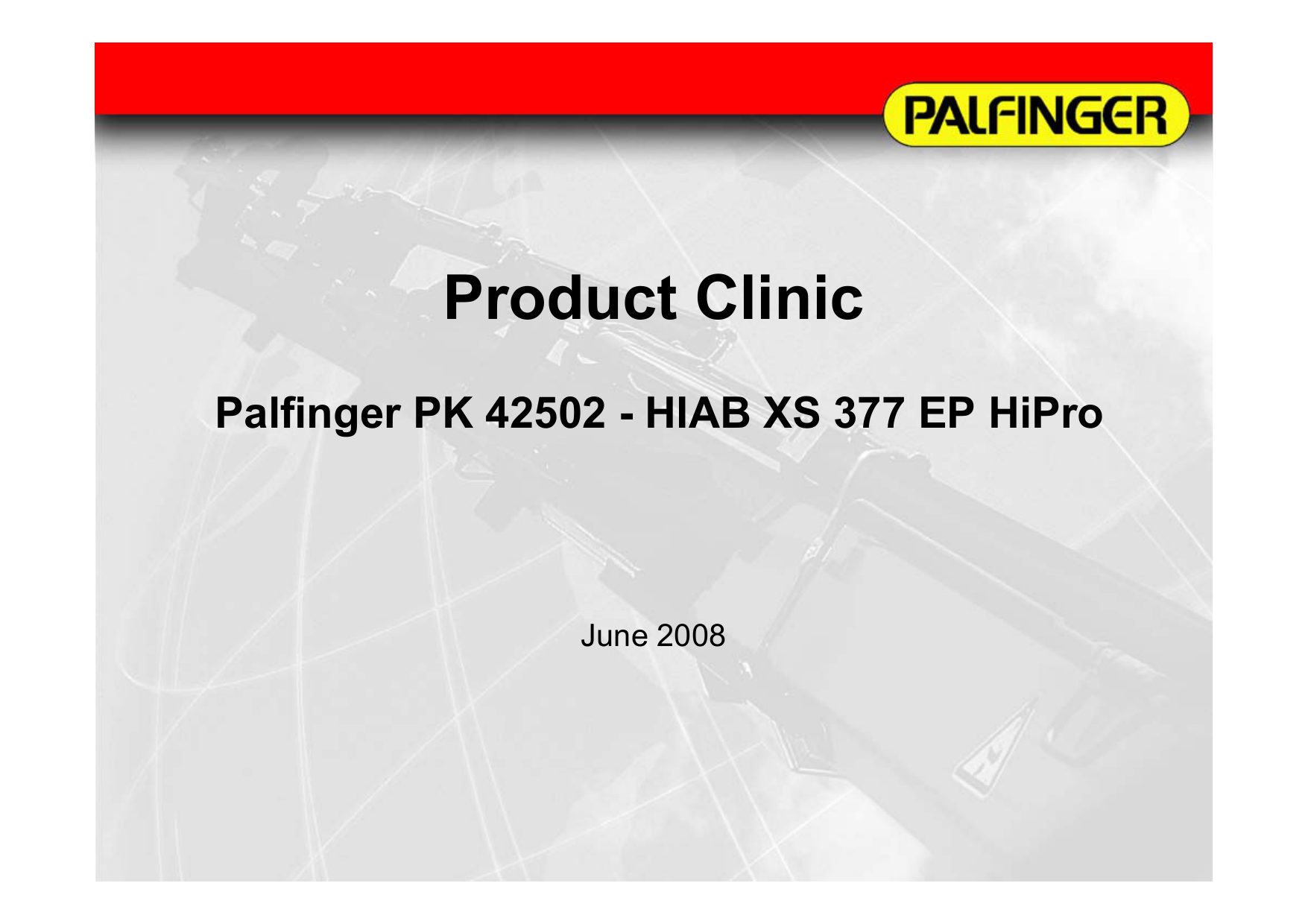 Product Clinic Palfinger Pk 42502 Manualzz