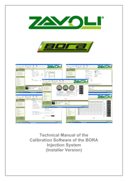 BORA Calibration Software Technical Manual  (Installer Version)