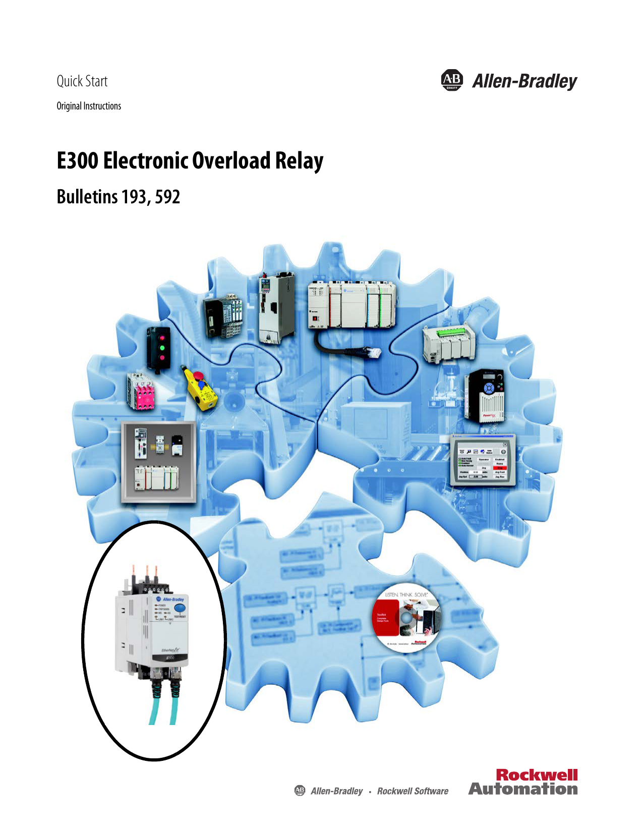 Allen Bradley E300 Quick Start Instructions Manualzz Allen Bradley E300 Quick Start Instructions Manualzz
