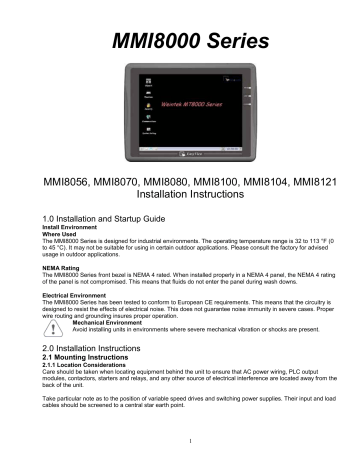 Ormec MMI8080 Installation Instructions Manual | Manualzz