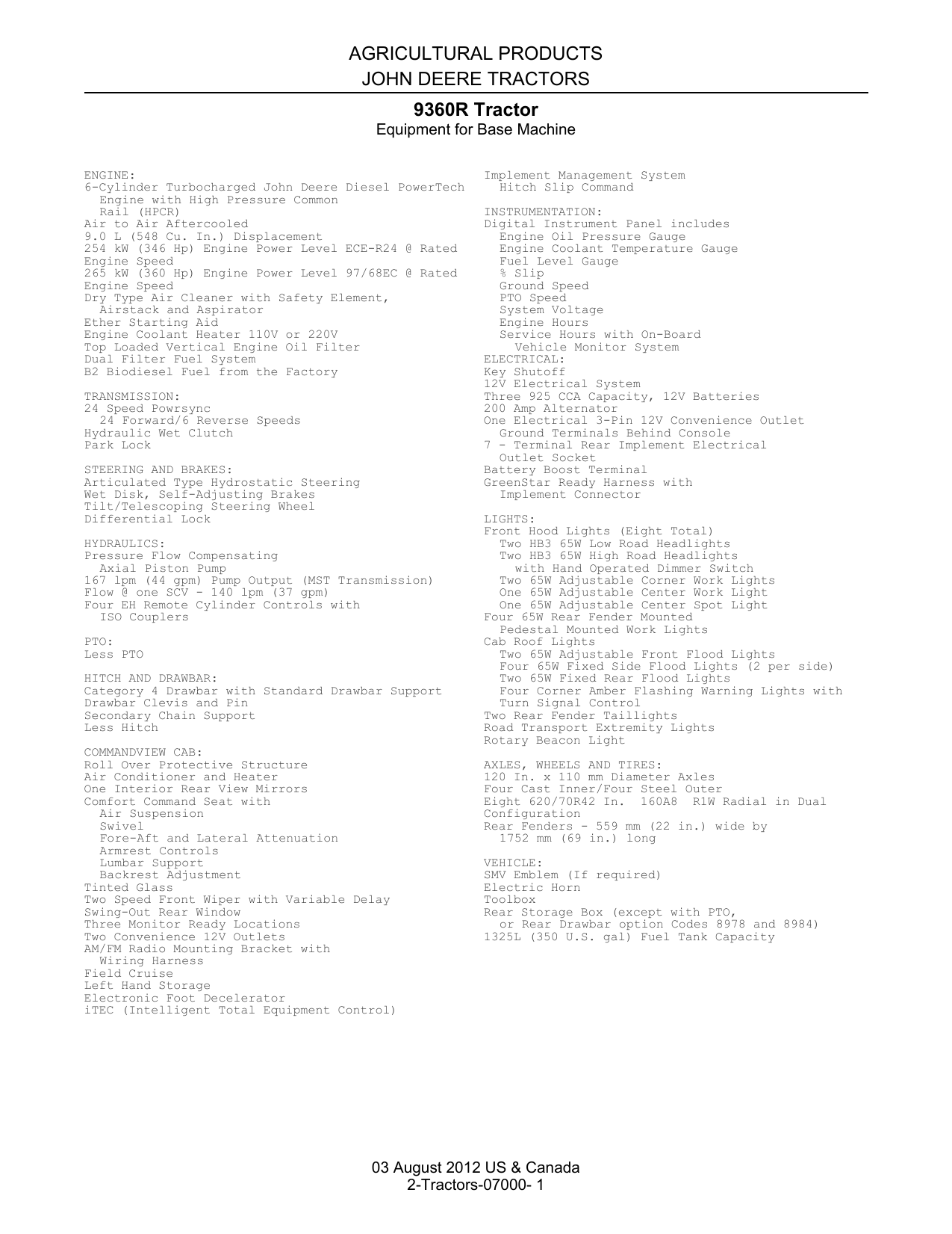 John Deere A Batteriesand Wiring Harnes Wiring Diagrams
