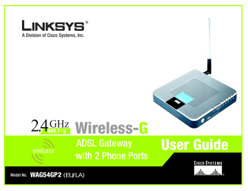 Linksys WAG54GP2 Network Router User manual | Manualzz