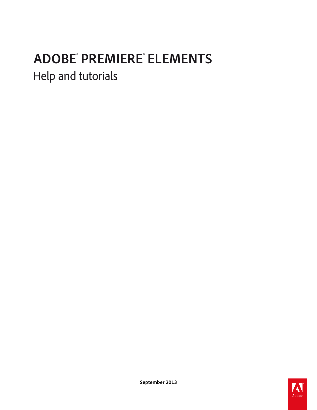 adobe premier elements 12
