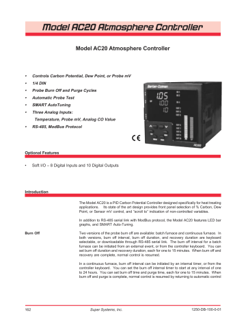 Model AC20 Atmosphere Controller | Manualzz