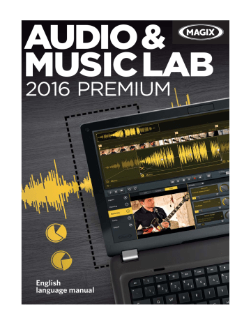 MAGIX Audio & Music Lab 2016 Premium User manual | Manualzz