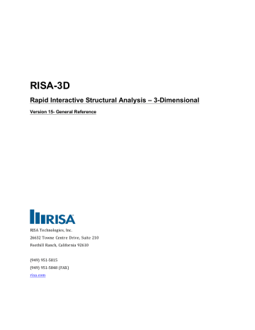 risa 3d moving load
