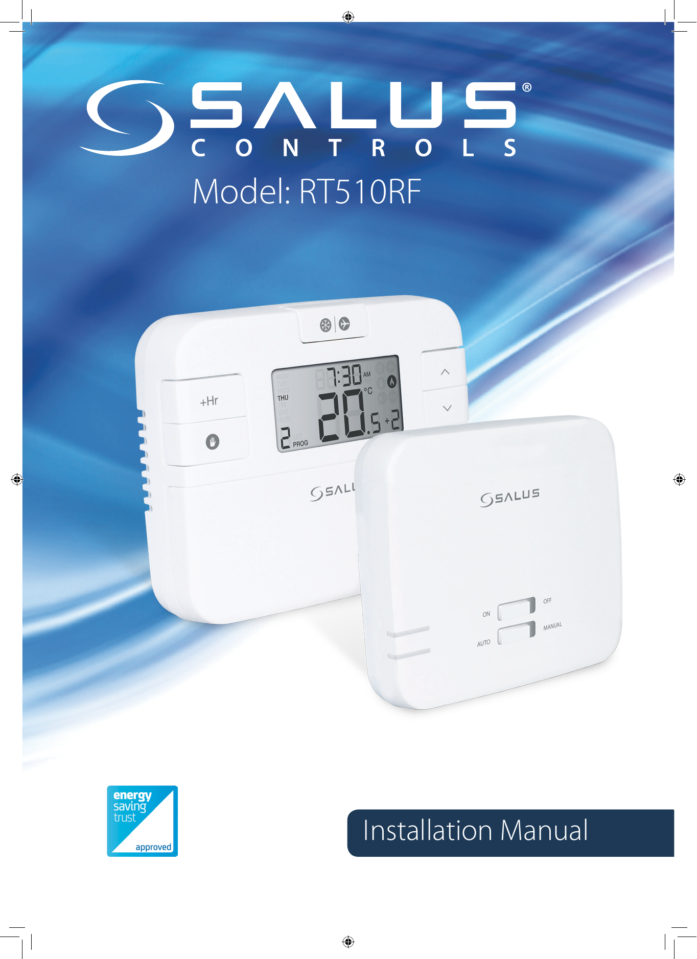 SALUS RT510 DIGITAL 7 DAY PROGRAMMABLE ROOM THERMOSTAT REPLACES RT500 STAT