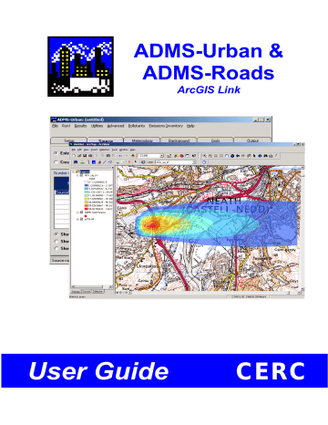 ADMS-Urban & ADMS-Roads ArcGIS Link User Guide | Manualzz