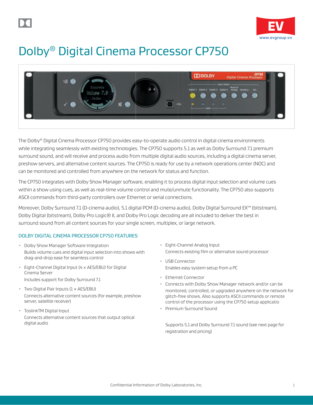 does spectrum choice have dolby 5.1