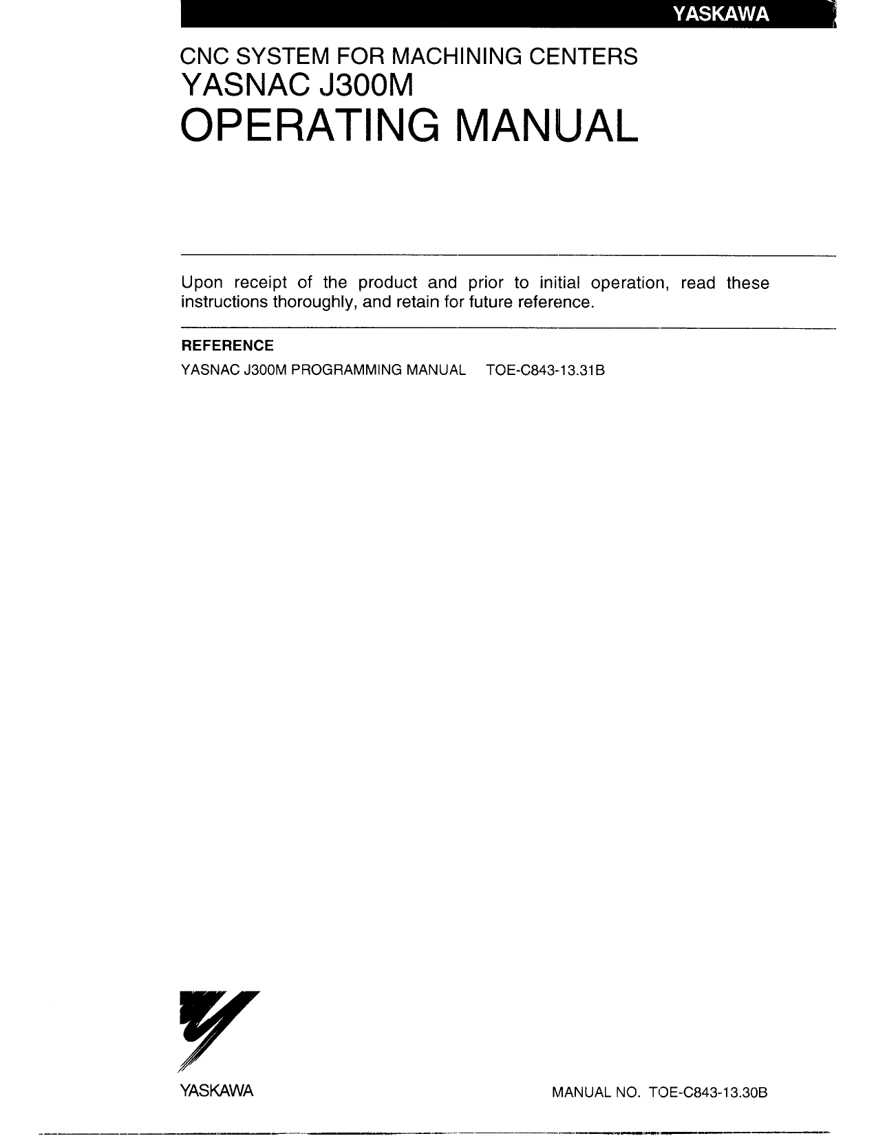 Yaskawa J300M Manual | Manualzz