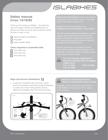 isla bike stabilisers cnoc 14