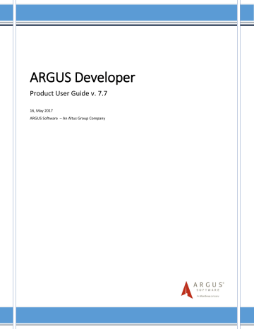 argus developer calculations manual.