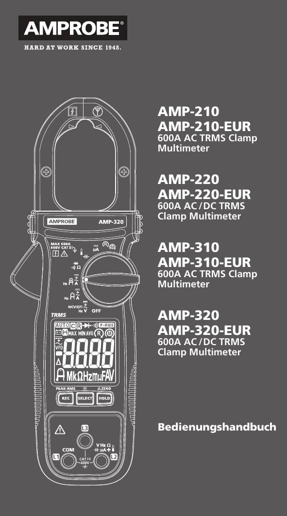 Amprobe AMP320EUR instruction manual Manualzz