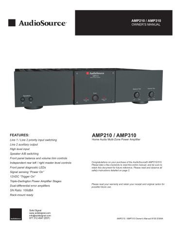 amp200-300 manual r3.indd | Manualzz