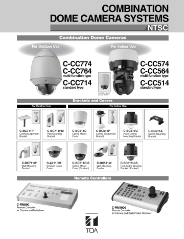 TOA C-CC714 User manual | Manualzz